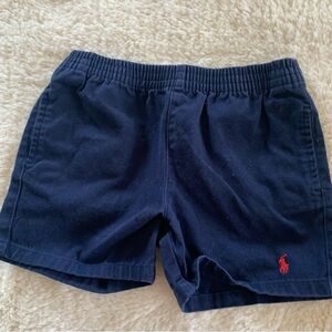 Ralph Lauren boys navy pull on shorts size 4/4T